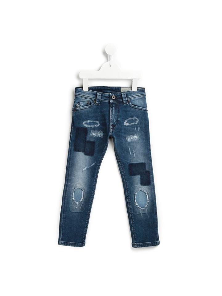 Diesel Kids Distressed Jeans, Boy's, Size: 10 Yrs, Blue