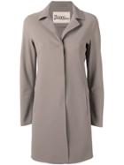 Herno Classic Single-breasted Coat - Neutrals