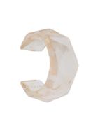 Chanel Vintage Faceted Ice Cuff - Nude & Neutrals