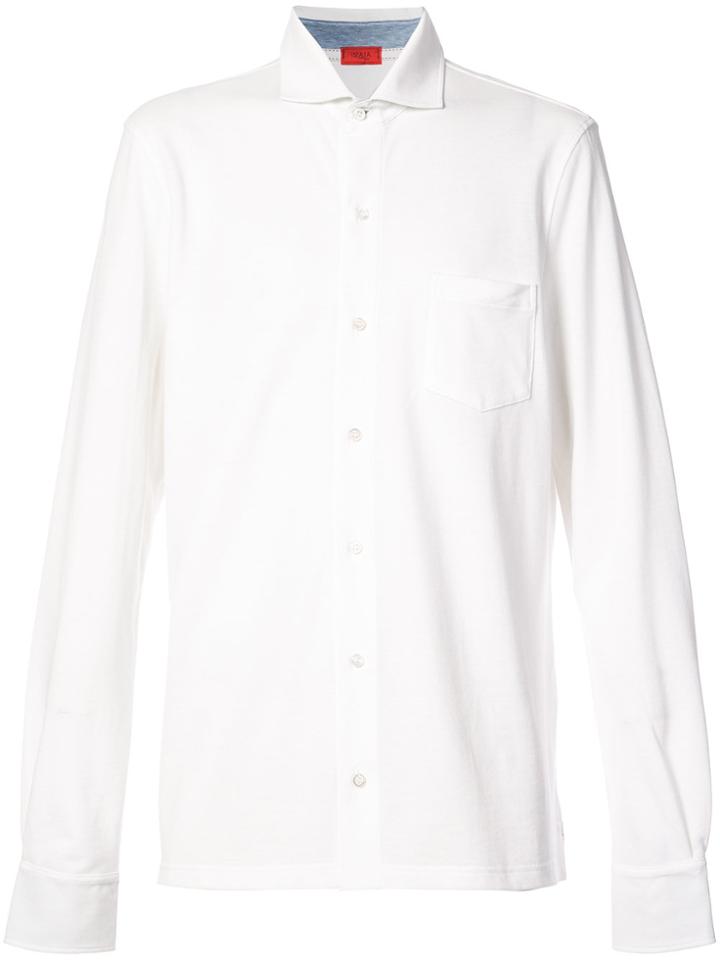 Isaia Long Sleeve Shirt - White