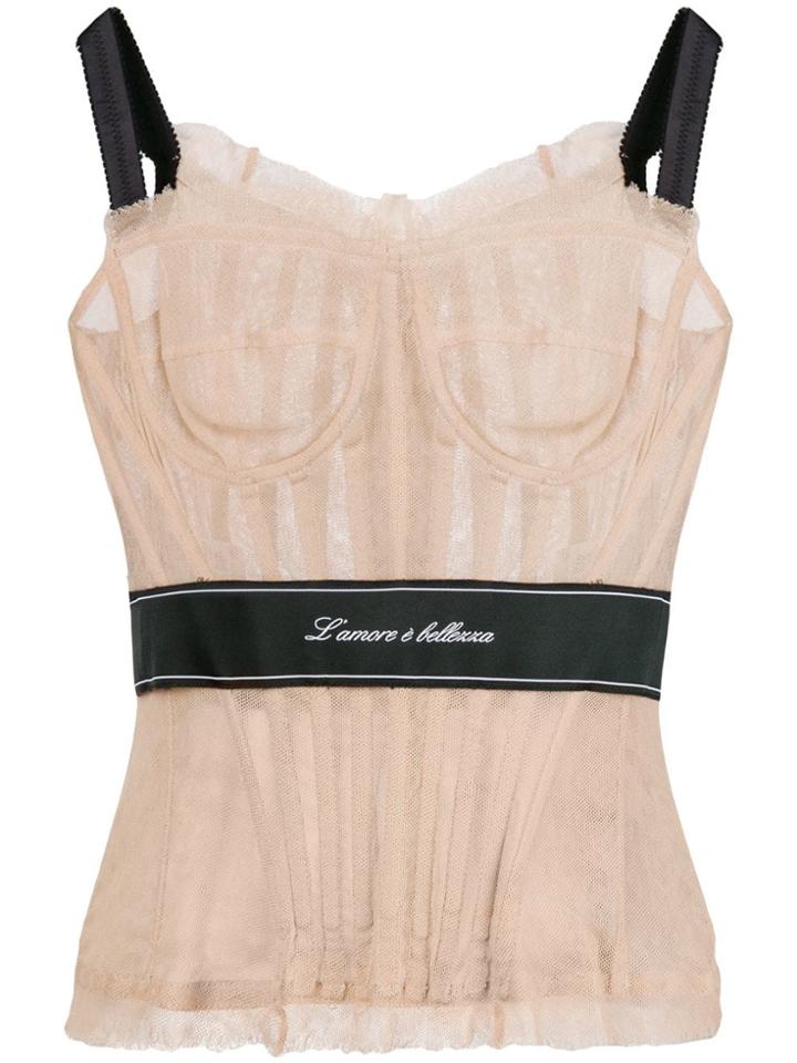 Dolce & Gabbana Corset Top - Nude & Neutrals