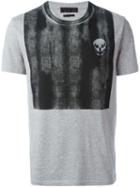 Alexander Mcqueen Skull Print T-shirt, Men's, Size: Xl, Grey, Cotton