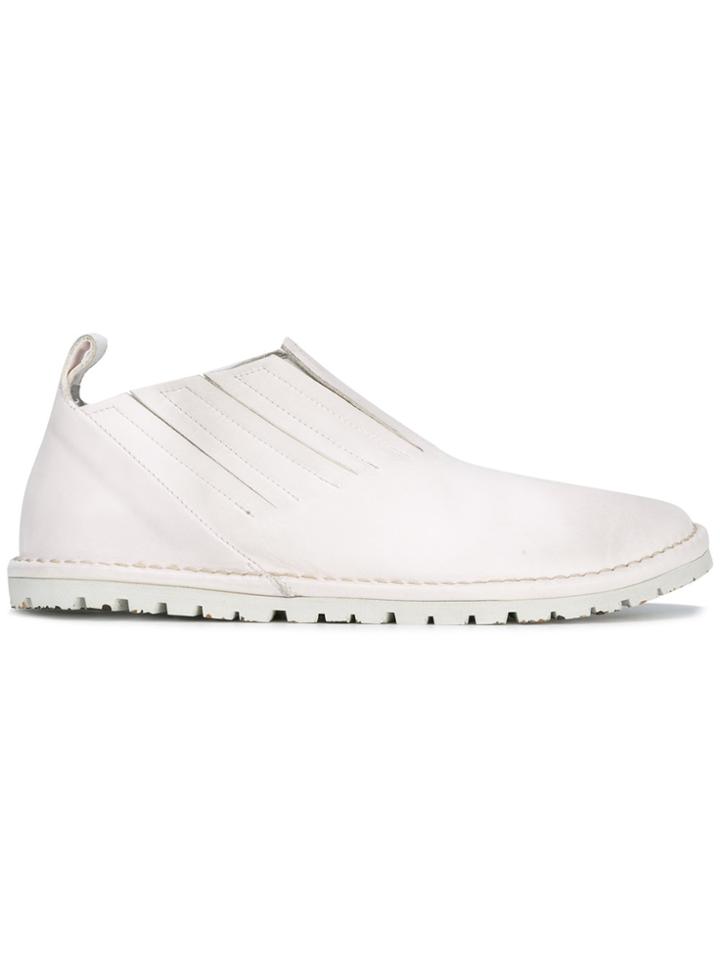 Marsèll Stretch Leather Slip-on Trainers - White