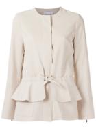 Olympiah Lace Up Jacket - Nude & Neutrals