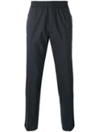 Msgm - Elastic Waist Pants - Men - Cotton/spandex/elastane/virgin Wool - 46, Black, Cotton/spandex/elastane/virgin Wool