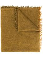 Faliero Sarti Fringed Knit Scarf - Brown