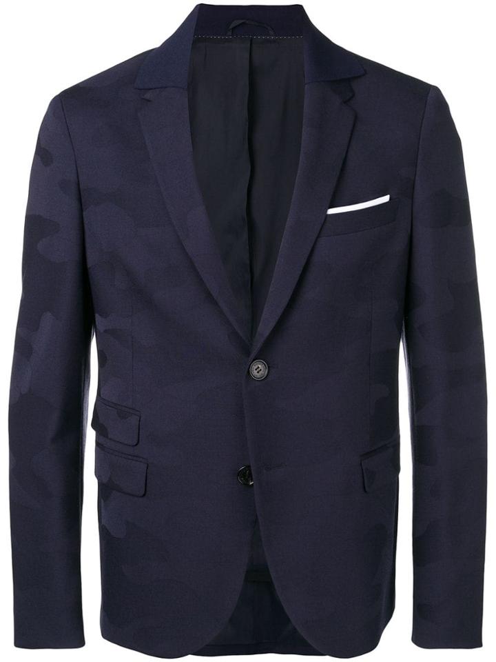 Neil Barrett Americana Camuflaje Marino - Blue