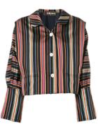 Fendi Vintage 1980's Striped Jacket - Blue
