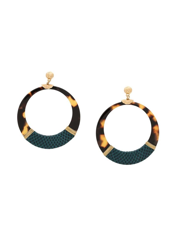 Gas Bijoux Lodge Earrings - Brown