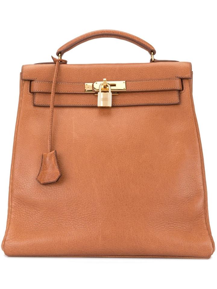 Hermès Vintage Kelly Ado Gm Retourne Handbag - Brown