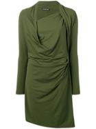 Plein Sud Draped Dress - Green