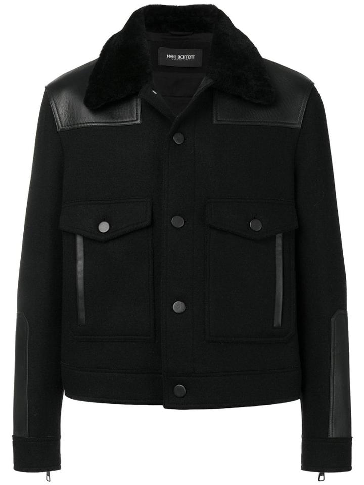 Neil Barrett Patch Pocket Jacket - Black