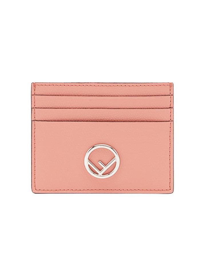 Fendi Logo Card Holder - Pink
