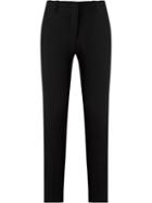 Gloria Coelho Slim Fit Trousers, Women's, Size: 40, Black, Polyester