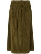 Nehera Corduroy A-line Skirt - Brown