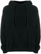Maison Margiela Oversized Drawstring Hoodie - Black