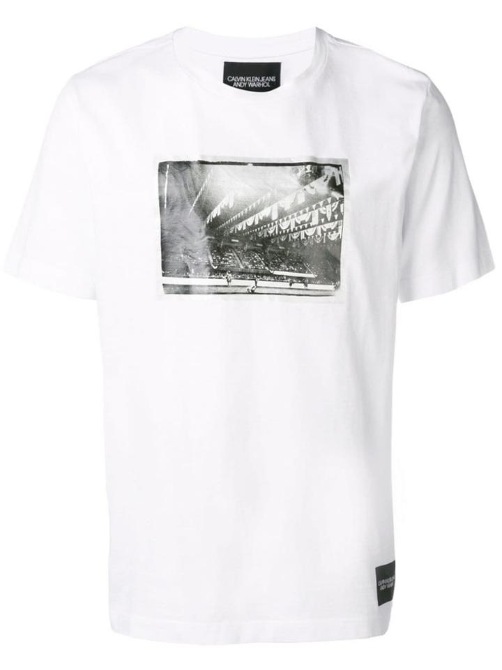 Calvin Klein Jeans Photographic Print T-shirt - White