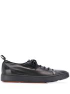 Santoni Classic Low-top Sneakers - Black
