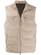 Al Duca D'aosta 1902 Padded Gilet - Neutrals