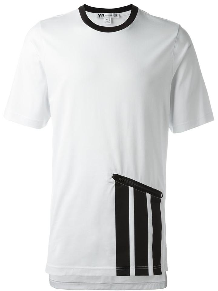 Y-3 Zip Detail T-shirt