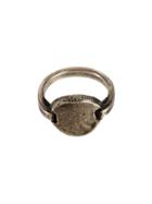 Werkstatt:münchen Round Tag Ring - Metallic