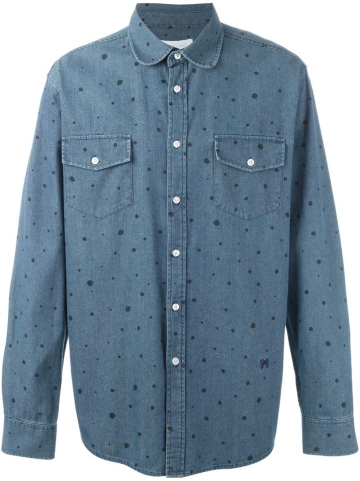 Soulland 'michelle' Shirt, Men's, Size: Large, Blue, Cotton