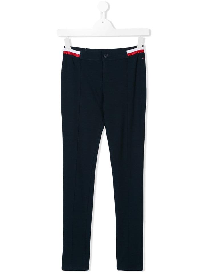 Tommy Hilfiger Junior Logo Trousers - Blue