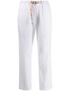 White Sand Buckled Trousers