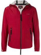 Emporio Armani Rear Logo Hooded Jacket - Red