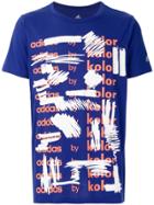 Adidas By Kolor Graphic Print T-shirt - Pink & Purple