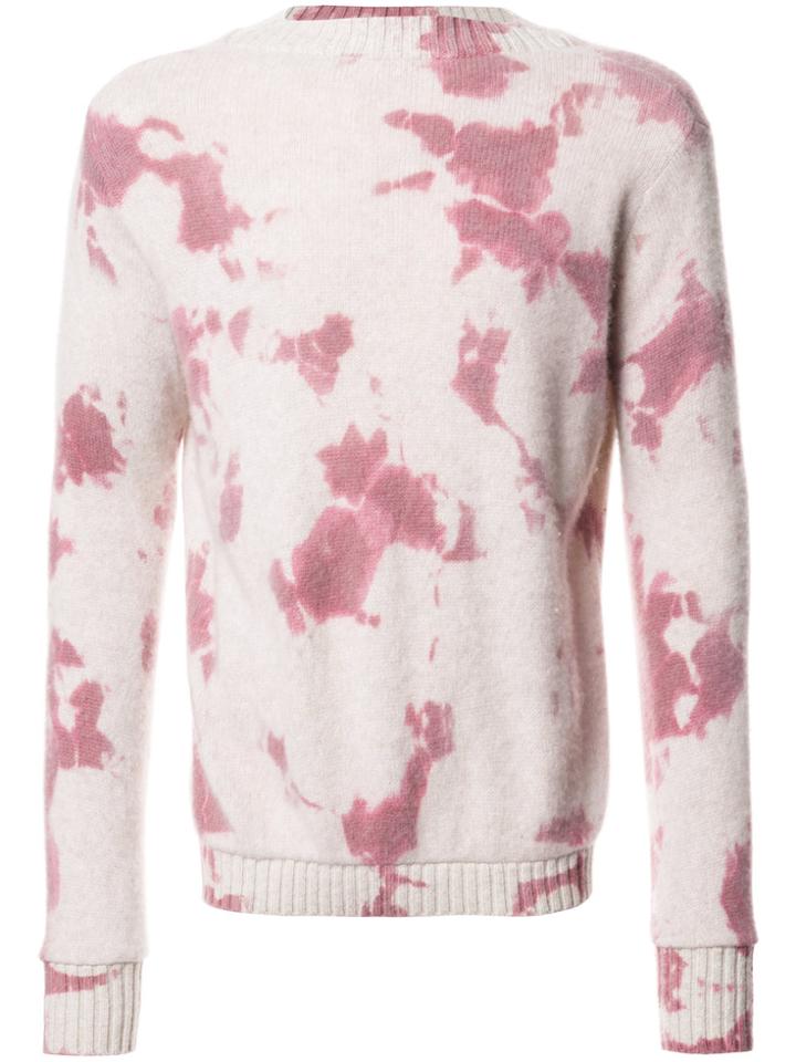The Elder Statesman Tie Dye Sweater - White