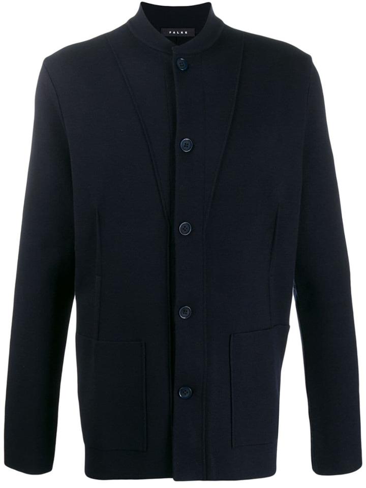 Falke Structured Bomber Jacket - Blue