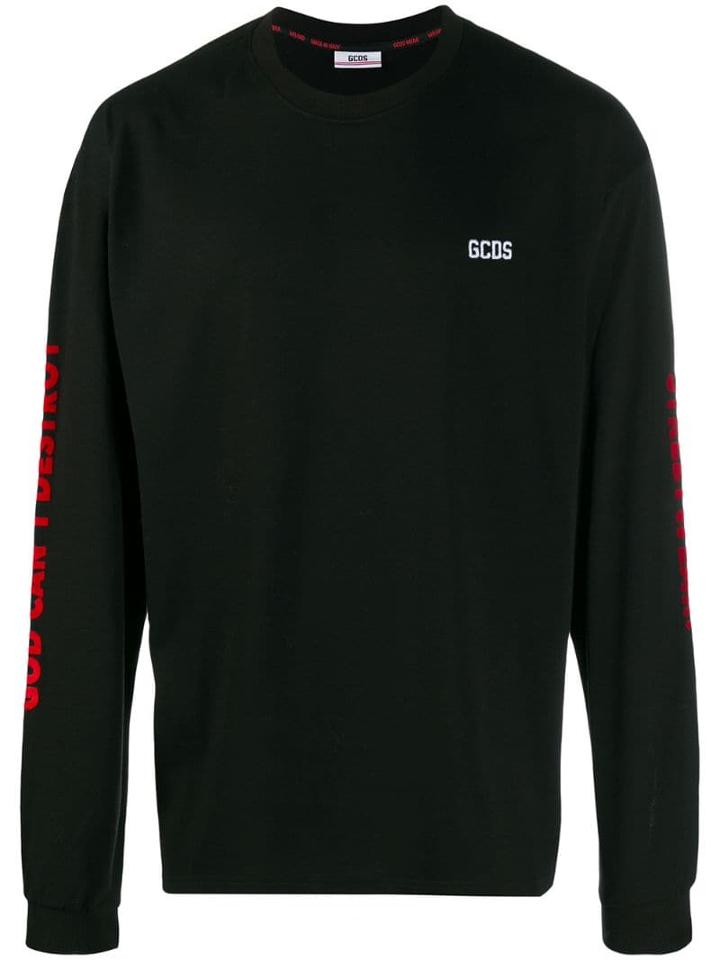 Gcds Script Print Jumper - Black