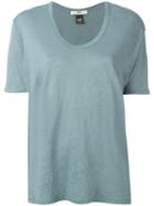 Hope - Scoop Neck T-shirt - Women - Linen/flax - 34, Women's, Green, Linen/flax