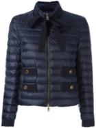 Moncler Pavottine Padded Jacket, Women's, Size: 1, Blue, Nylon/goose Down