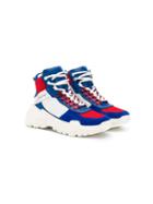 Balmain Kids Hi-top Sneakers - White