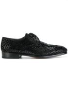 Salvatore Ferragamo Beaded Derby Shoes - Black