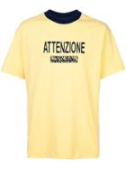 Bethany Williams Attenzione T-shirt - Yellow & Orange