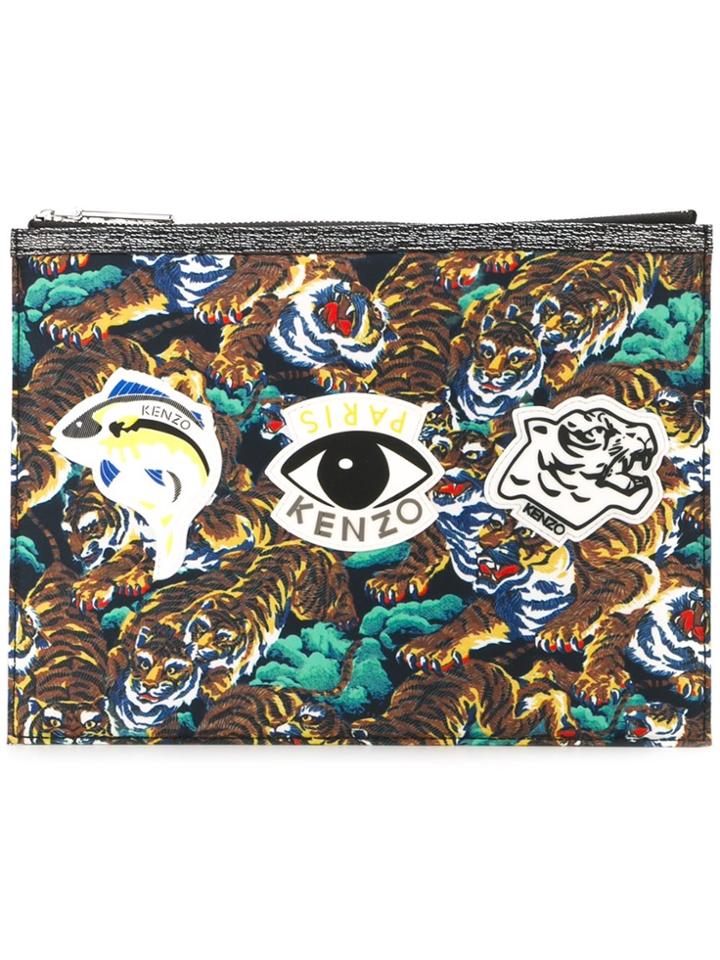 Kenzo Multi Icon Clutch - Multicolour