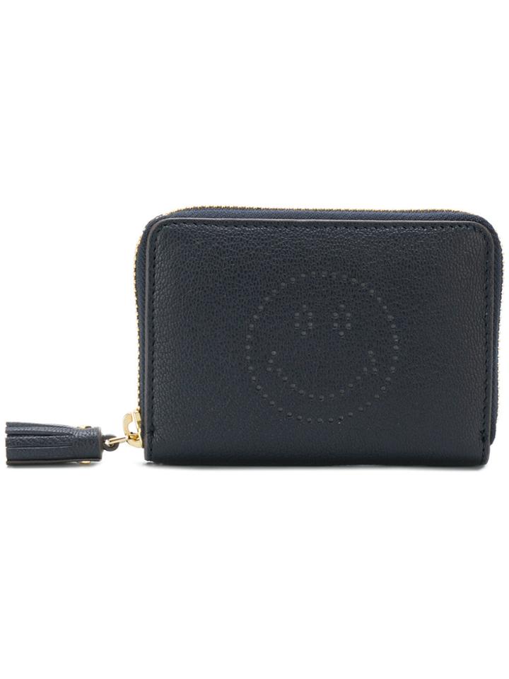 Anya Hindmarch Small Smiley Wallet - Blue