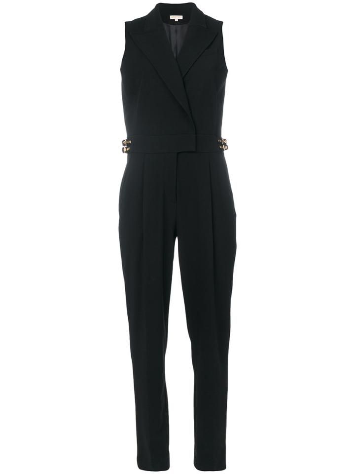 Michael Michael Kors Tailored V-neck Jumpsuit - Black