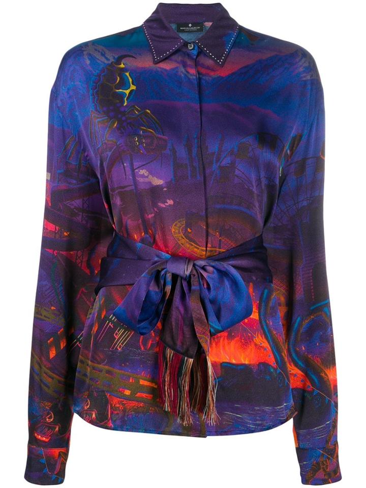 Marcelo Burlon County Of Milan All Over Fantasy Shirt Multicolor Black