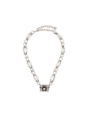 Dannijo Edelweiss Necklace - Oxidized Silver