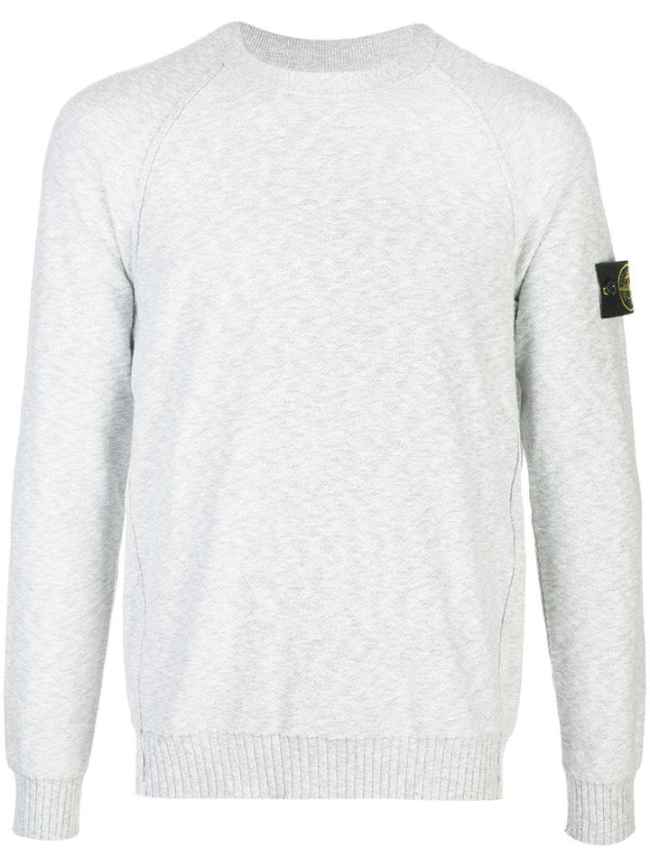 Stone Island Classic Knit Jumper - Grey