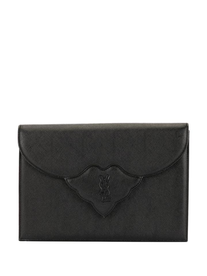 Yves Saint Laurent Pre-owned Monogram Clutch - Black
