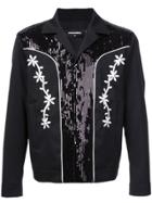 Dsquared2 Sequin Embroidered Overshirt - Black