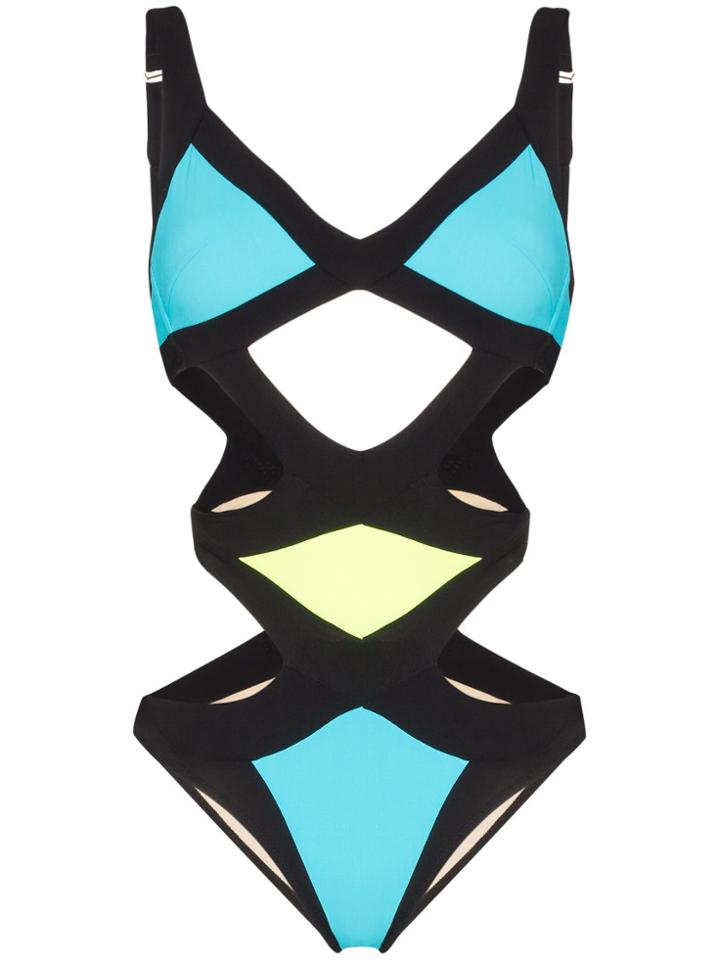Agent Provocateur Mazzy Cutout Swimsuit - Black