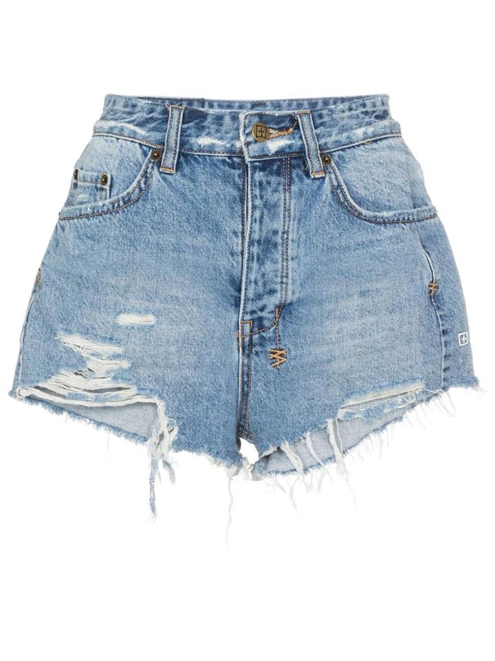 Ksubi Tongue N Cheek Denim Shorts - Blue