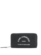 Karl Lagerfeld Rue St Guillaume Zip Wallet - Black