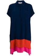 Dvf Diane Von Furstenberg Hatsu Shirt Dress - Blue